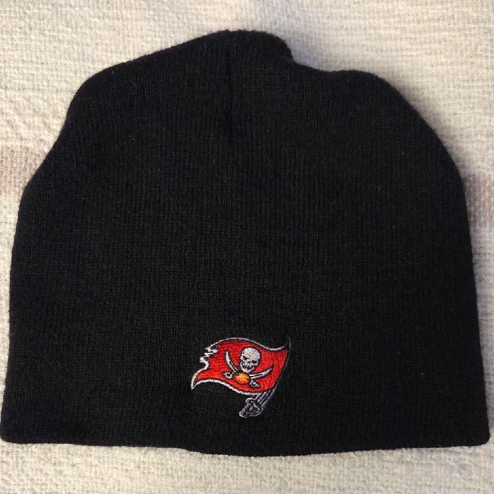 Black Beanie with Pirate Flag Logo